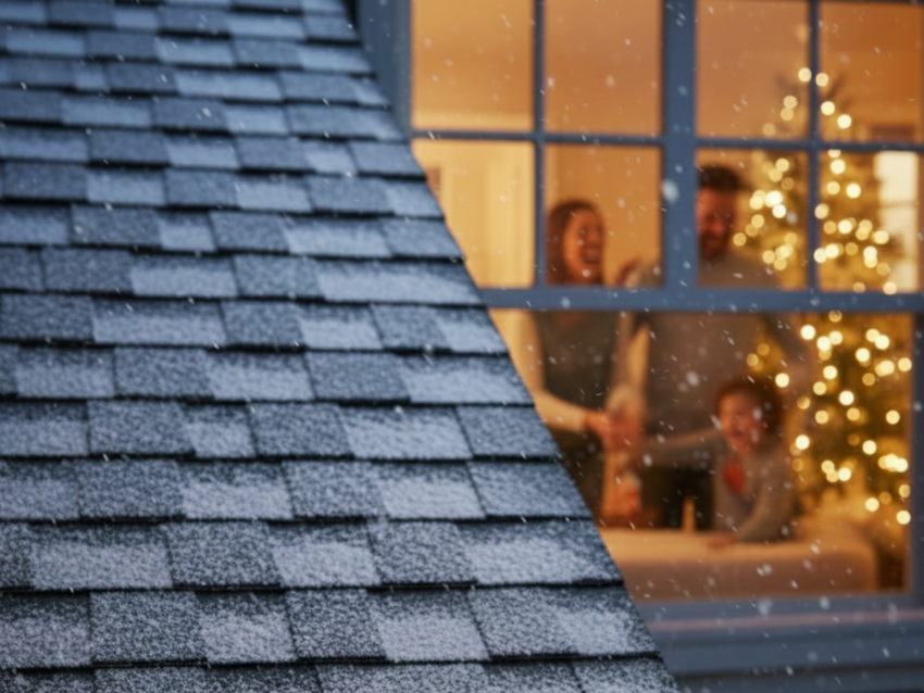 Safe and warm this Christmas — thank you for trusting All Site Builders with your roof