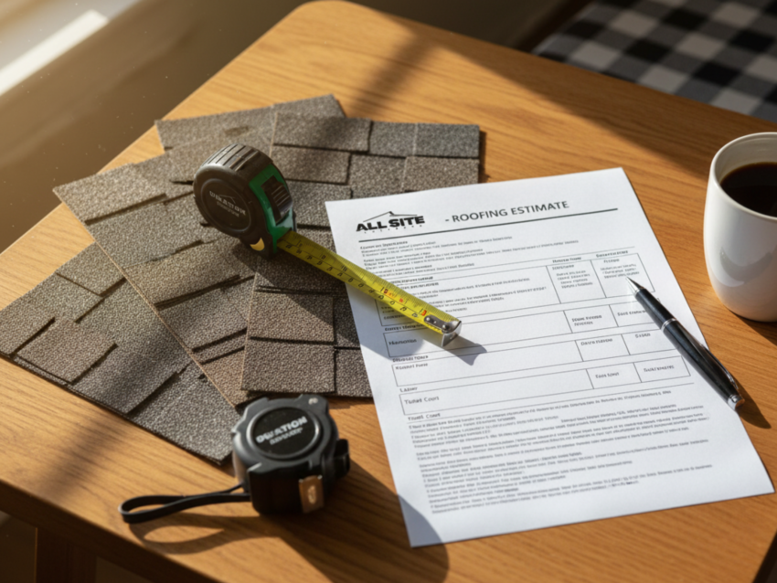 Get a detailed written estimate from your Connecticut roofing contractor